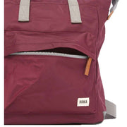 Roka Burgundy Bantry B Small Sustainable Nylon Backpack