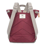 Roka Burgundy Canfield B Small Sustainable Nylon Backpack