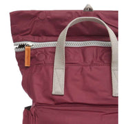 Roka Burgundy Canfield B Small Sustainable Nylon Backpack