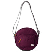 Roka Burgundy Paddington B Small Sustainable Canvas Crossbody Bag