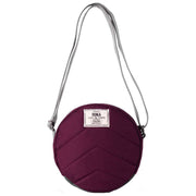 Roka Burgundy Paddington B Small Sustainable Canvas Crossbody Bag