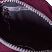 Roka Burgundy Paddington B Small Sustainable Canvas Crossbody Bag