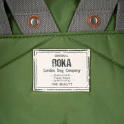 Roka Green Canfield B Large Sustainable Nylon Backpack