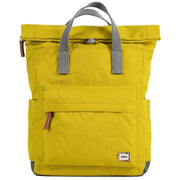 Roka Green Canfield B Medium Sustainable Canvas Flannel Backpack