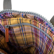 Roka Green Canfield B Medium Sustainable Canvas Flannel Backpack