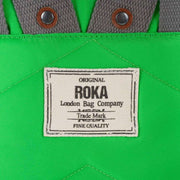 Roka Green Canfield B Medium Sustainable Nylon Backpack