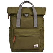 Roka Green Canfield B Medium Sustainable Nylon Backpack