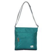 Roka Green Kennington B Medium Sustainable Nylon Cross Body Bag