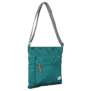 Roka Green Kennington B Medium Sustainable Nylon Cross Body Bag