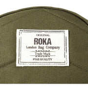 Roka Green Paddington B Small Sustainable Canvas Crossbody Bag