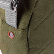 Roka Green Paddington B Small Sustainable Canvas Crossbody Bag