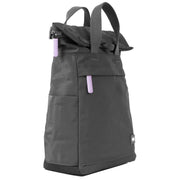 Roka Grey Camden A Small Sustainable Nylon Backpack