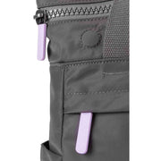 Roka Grey Camden A Small Sustainable Nylon Backpack