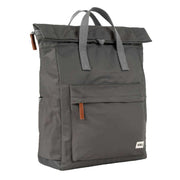 Roka Grey Canfield B Large Sustainable Nylon Backpack