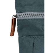 Roka Grey Canfield B Medium Sustainable Canvas Flannel Backpack