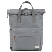 Roka Grey Canfield B Medium Sustainable Nylon Backpack