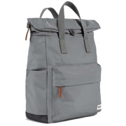 Roka Grey Canfield B Medium Sustainable Nylon Backpack