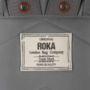 Roka Grey Canfield B Medium Sustainable Nylon Backpack