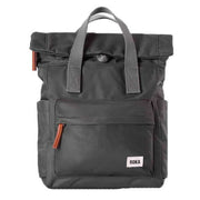 Roka Grey Canfield B Small Sustainable Nylon Backpack