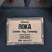 Roka Grey Canfield B Small Sustainable Nylon Backpack