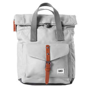 Roka Grey Canfield C Small Sustainable Nylon Backpack