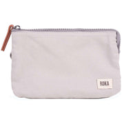 Roka Grey Carnaby Medium Sustainable Canvas Wallet