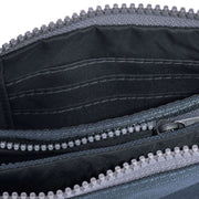 Roka Grey Carnaby Medium Sustainable Canvas Wallet