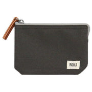 Roka Grey Carnaby Medium Sustainable Canvas Wallet