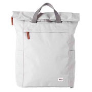 Roka Grey Finchley A Large Sustainable Canvas Backpack
