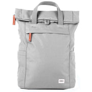 Roka Grey Finchley A Medium Sustainable Canvas Backpack