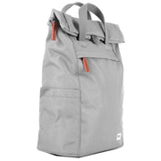 Roka Grey Finchley A Medium Sustainable Canvas Backpack