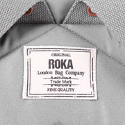 Roka Grey Finchley A Medium Sustainable Canvas Backpack
