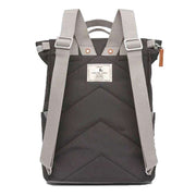 Roka Grey Finchley A Medium Sustainable Canvas Backpack