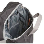 Roka Grey Finchley A Medium Sustainable Canvas Backpack