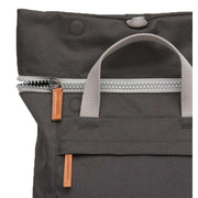 Roka Grey Finchley A Medium Sustainable Canvas Backpack