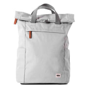 Roka Grey Finchley A Medium Sustainable Canvas Backpack