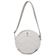 Roka Grey Paddington B Small Sustainable Canvas Cross Body Bag