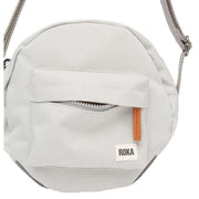 Roka Grey Paddington B Small Sustainable Canvas Cross Body Bag