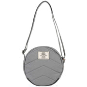 Roka Grey Paddington B Small Sustainable Canvas Crossbody Bag