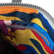 Roka Multi-colour Bantry B Small Sustainable Canvas Camo Backpack