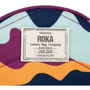 Roka Multi-colour Paddington B Small Sustainable Canvas Camo Crossbody Bag