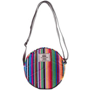 Roka Multi-colour Paddington B Small Sustainable Canvas Striped Crossbody Bag