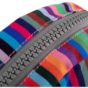 Roka Multi-colour Paddington B Small Sustainable Canvas Striped Crossbody Bag
