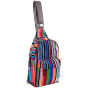 Roka Multi-colour Willesden B Sustainable Canvas Striped Scooter Bag
