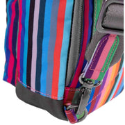 Roka Multi-colour Willesden B Sustainable Canvas Striped Scooter Bag