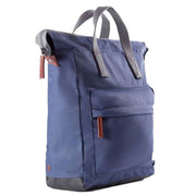 Roka Navy Bantry B Medium Sustainable Nylon Backpack