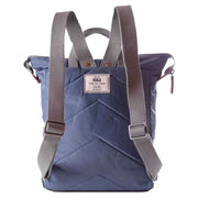 Roka Navy Bantry B Medium Sustainable Nylon Backpack