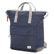 Roka Navy Bantry B Medium Sustainable Nylon Backpack