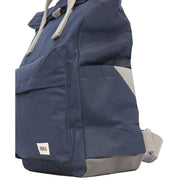 Roka Navy Canfield B Small Sustainable Nylon Backpack