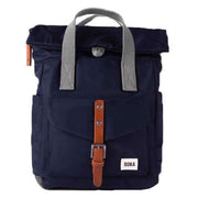 Roka Navy Canfield C Small Sustainable Nylon Backpack